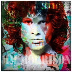 een schilderij van een man met rood haar