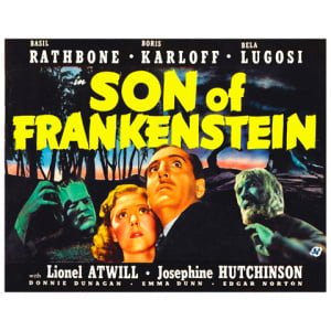 een filmposter voor Son of Frankenstein
