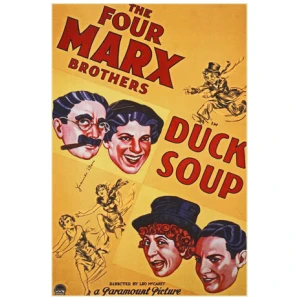 de vier Marx Brothers-poster