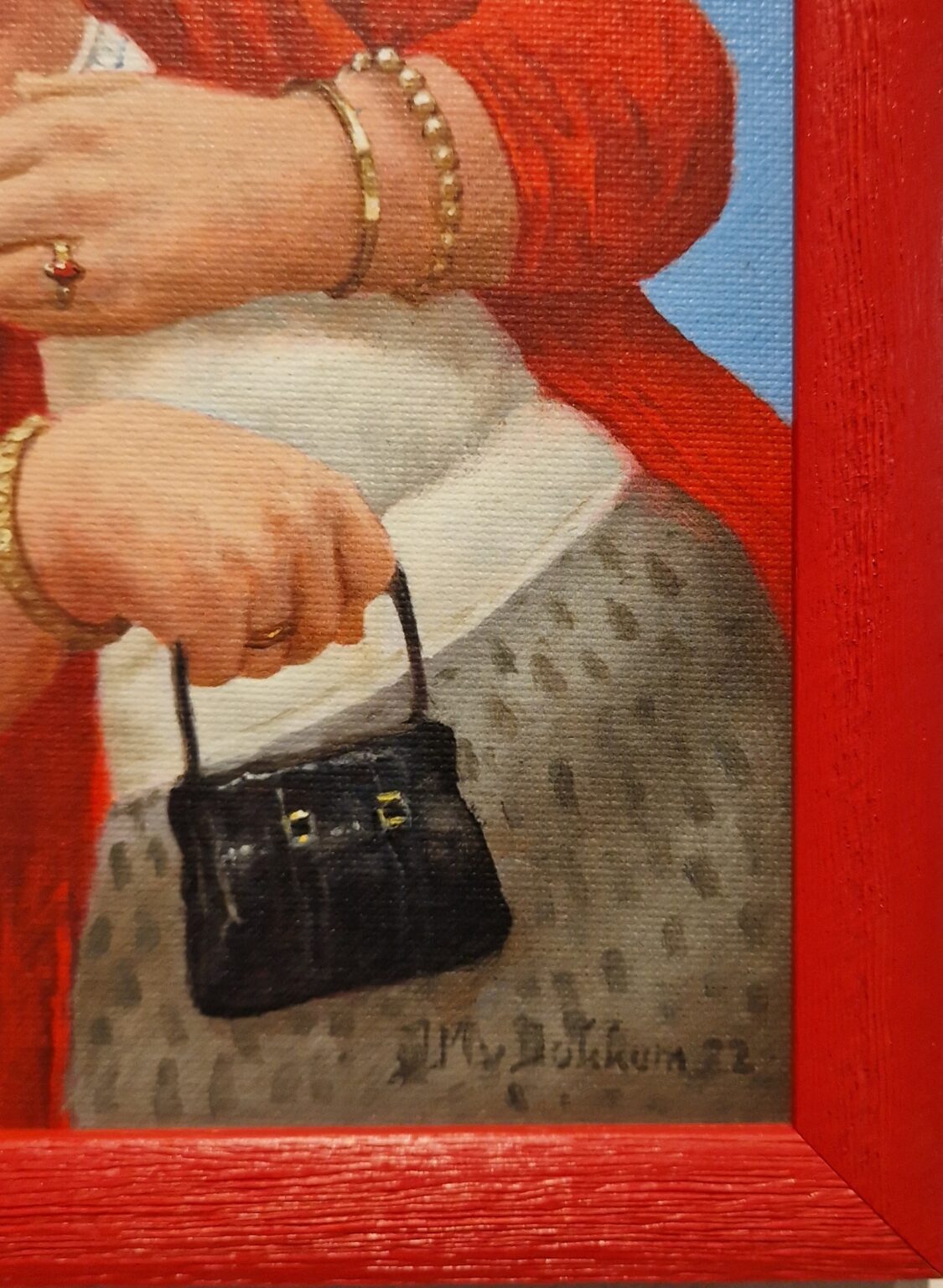 Marius van Dokkum, Selfie, detail LH