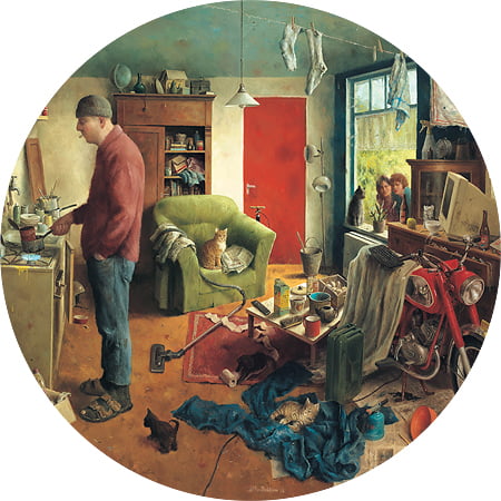 Art Circle, Marius van Dokkum, Mannenhuishouding, V