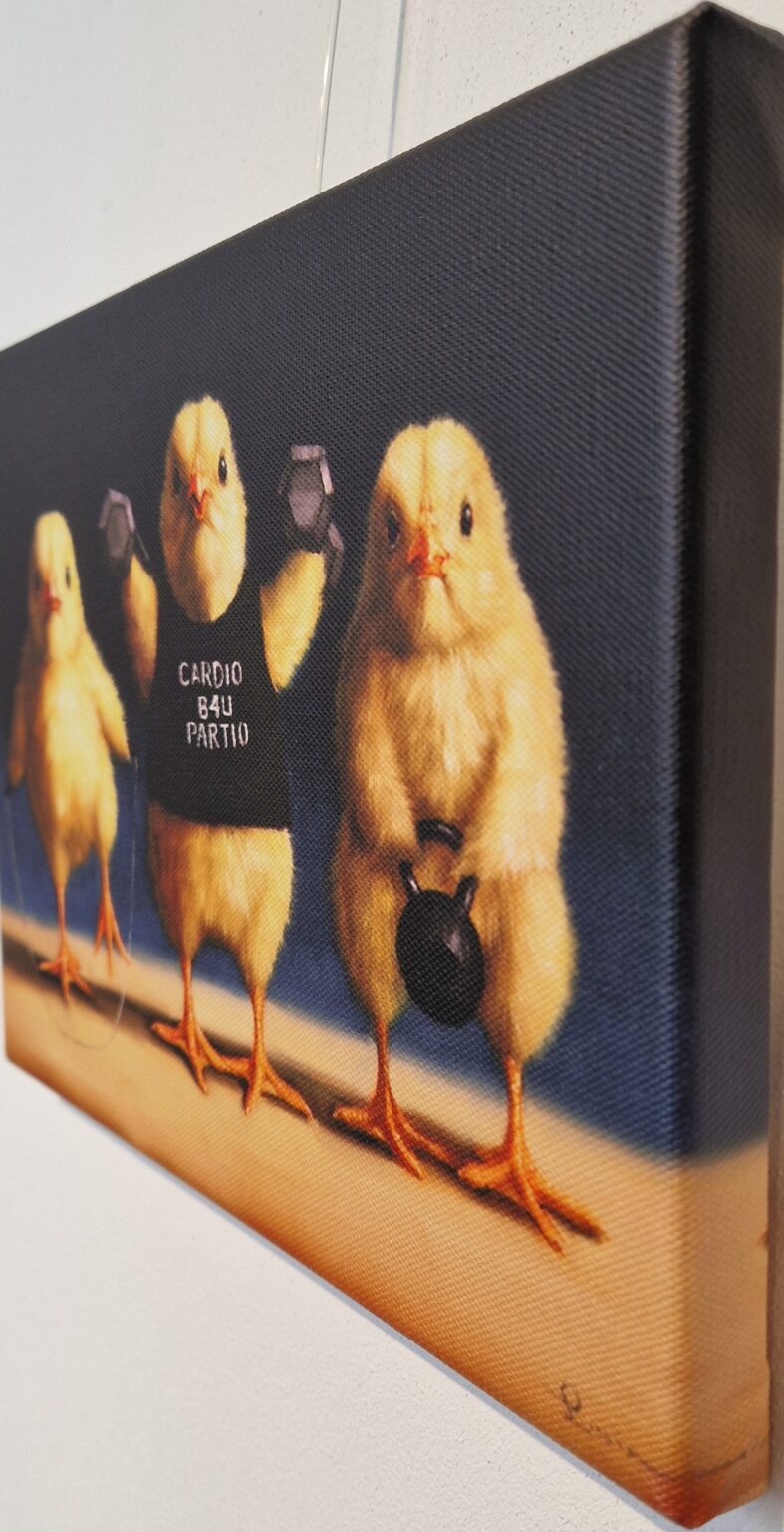 Lucia Heffernan, Cardio chicks, detail ZK