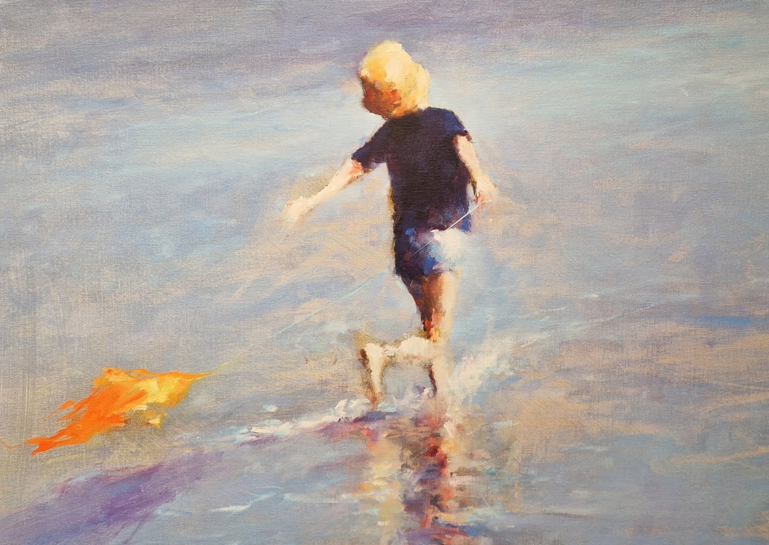 Dinie Boogaart, Dansen aan zee, detail GI