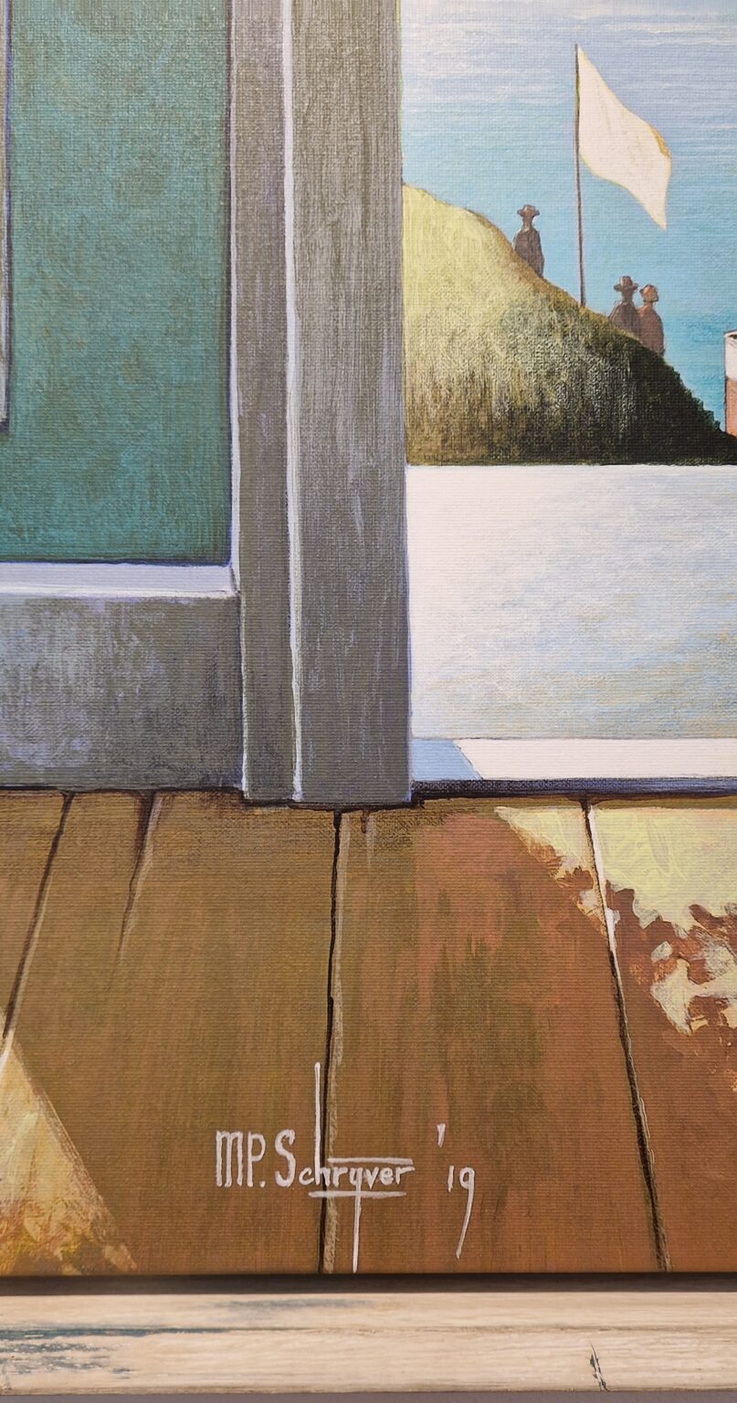 Michiel Schrijver, Het einde van de vloed, detail LH