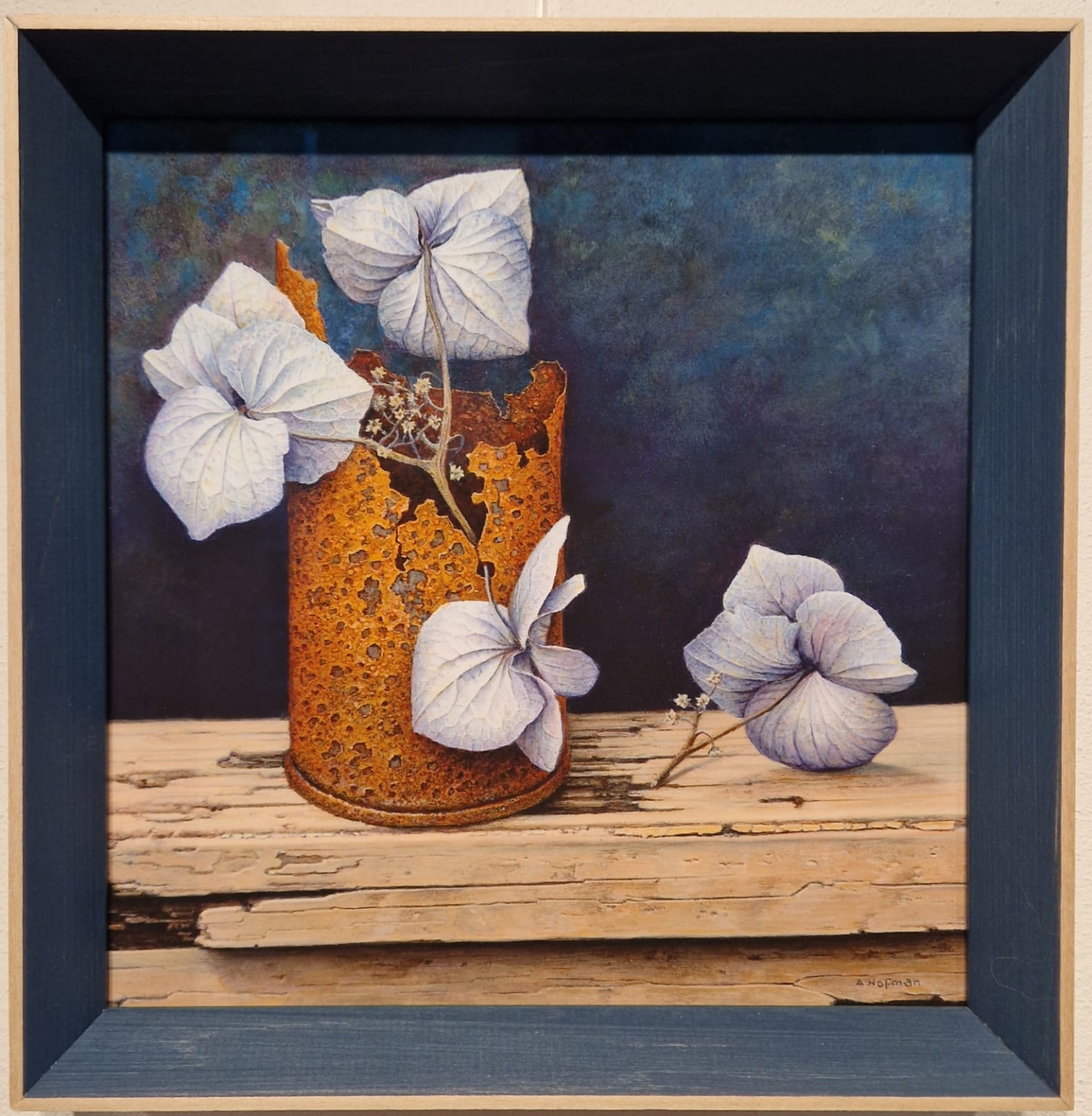 Aad Hofman, Blikje met hortensia's, V