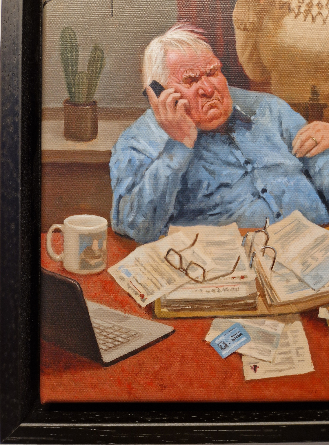 Marius van Dokkum, 9 wachtende voor u, detail LH