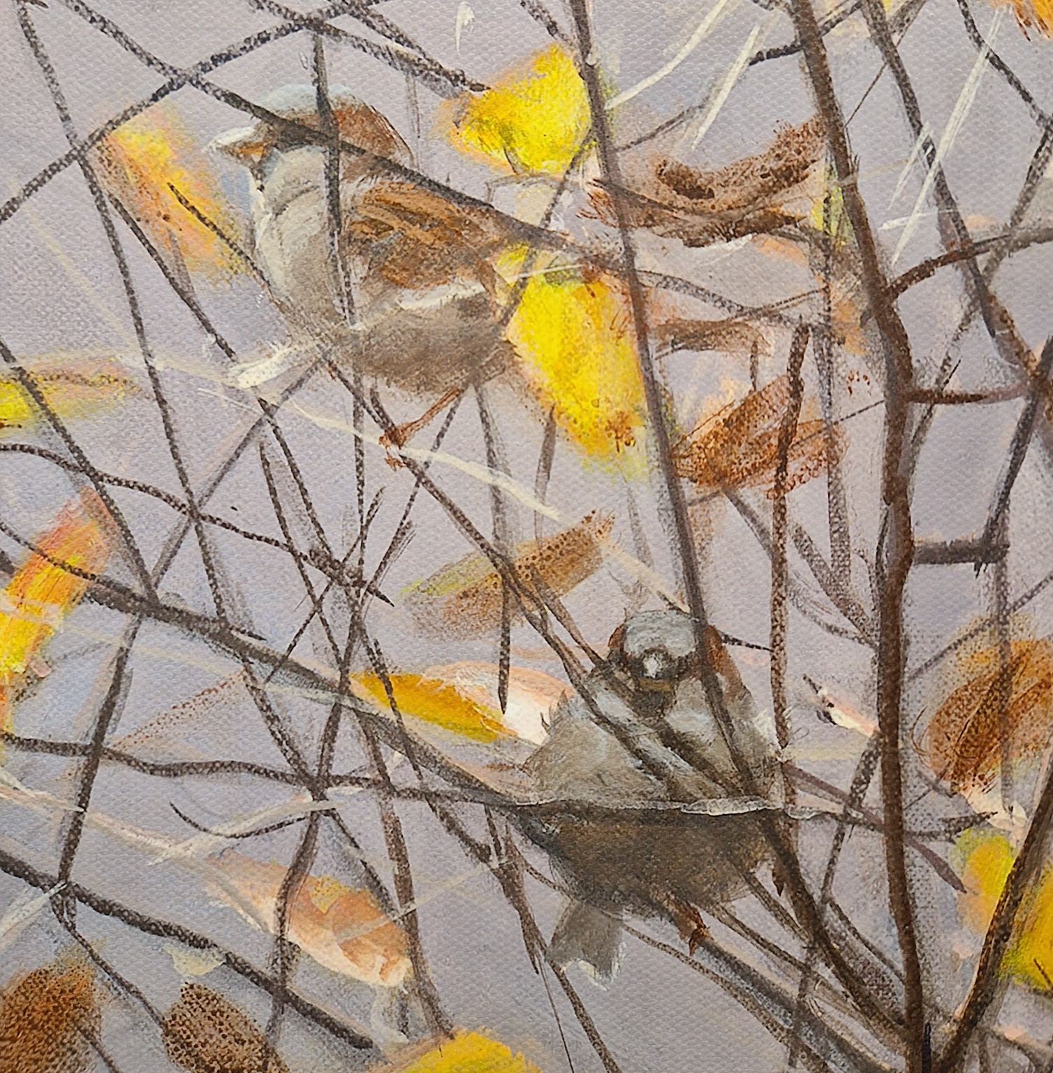 Elwin van der Kolk, Herfst - huismussen, detail GI