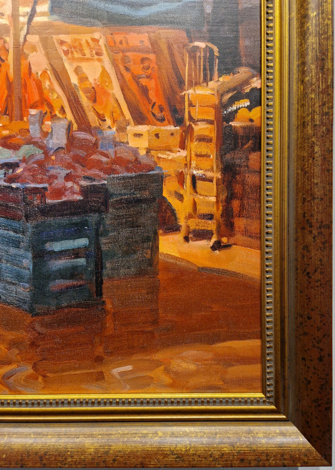 Hans Versfelt, Vismarkt, detail LG