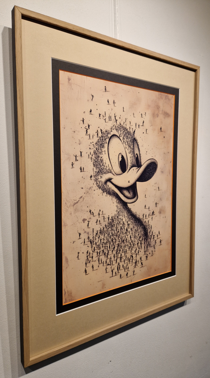 Santicri, icoon Donald Duck, detail ZK