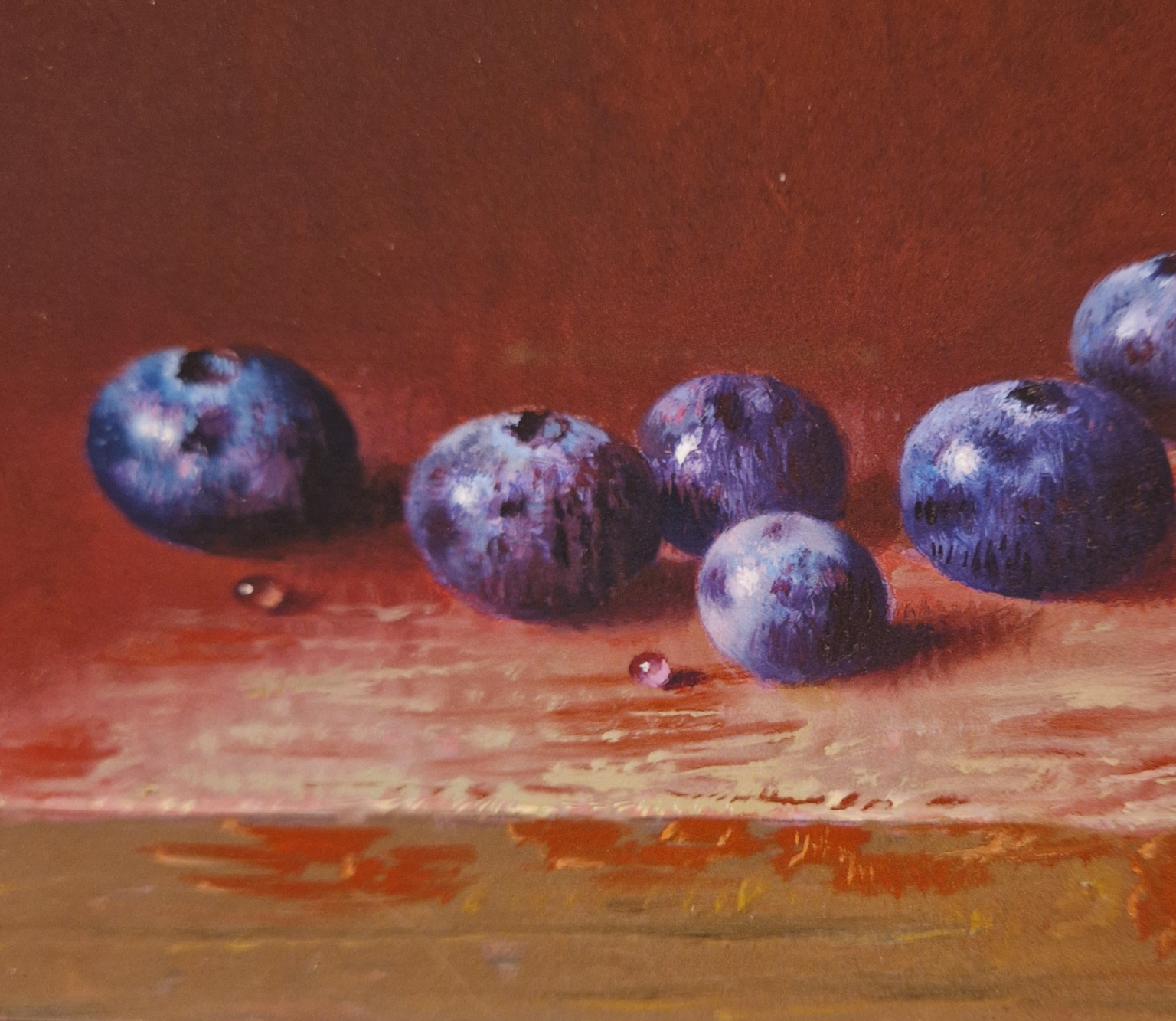 Jef Diels, blauwe bes, detail G