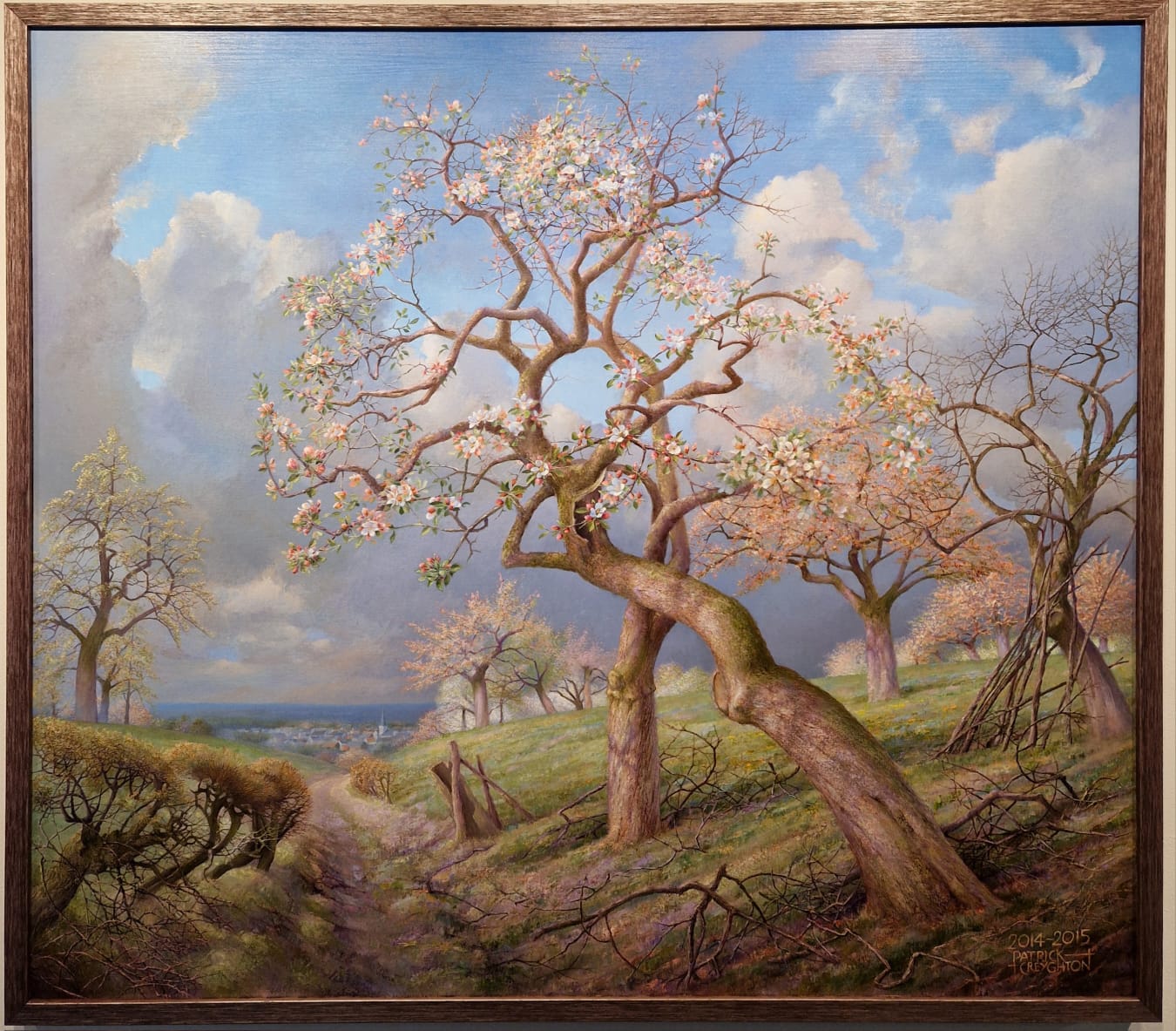 Patrick Creyghton, Bloeiende appelbomen met Maasvallei, V