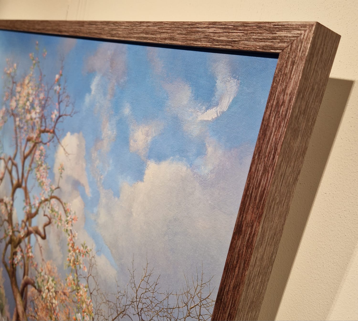 Patrick Creyghton, Bloeiende appelbomen met Maasvallei, detail ZKL