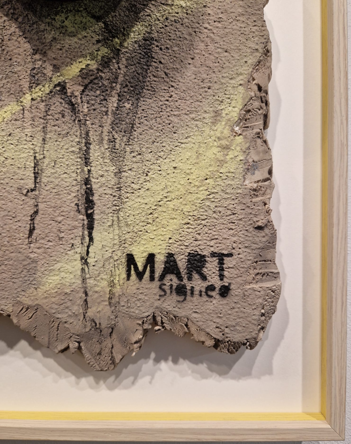 Mart Signed, Controle stoppen, detail LH