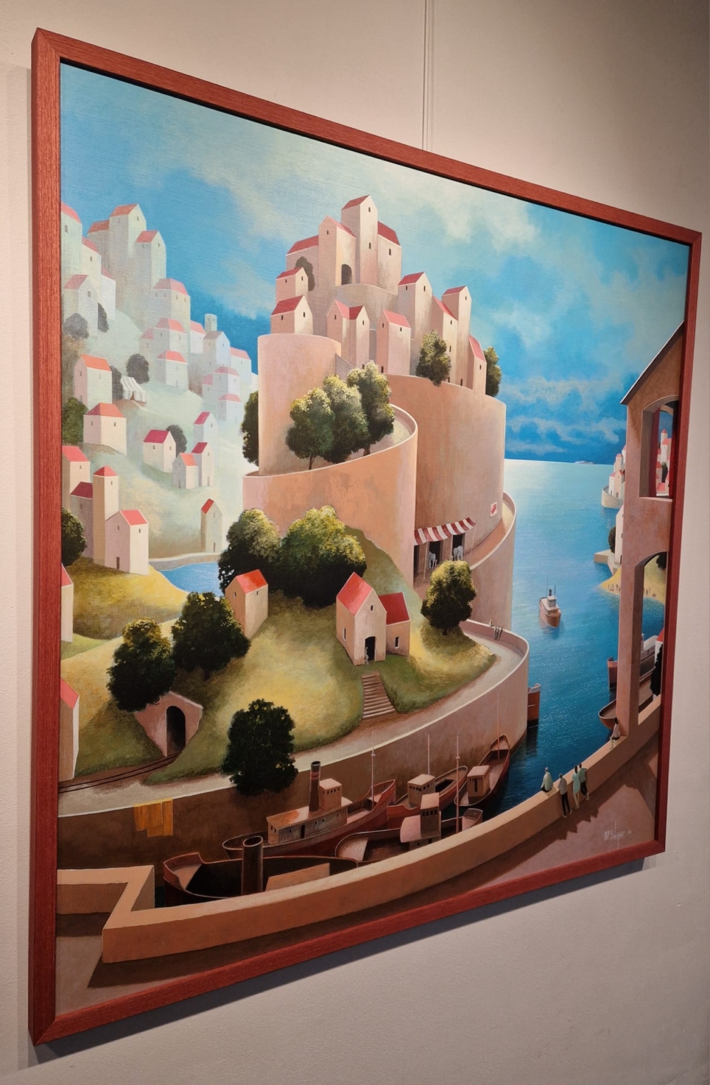 De muze komt uit zee, Michiel Schrijver, detail ZK